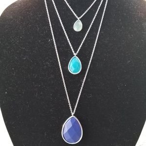 Minaret 3-row in blues